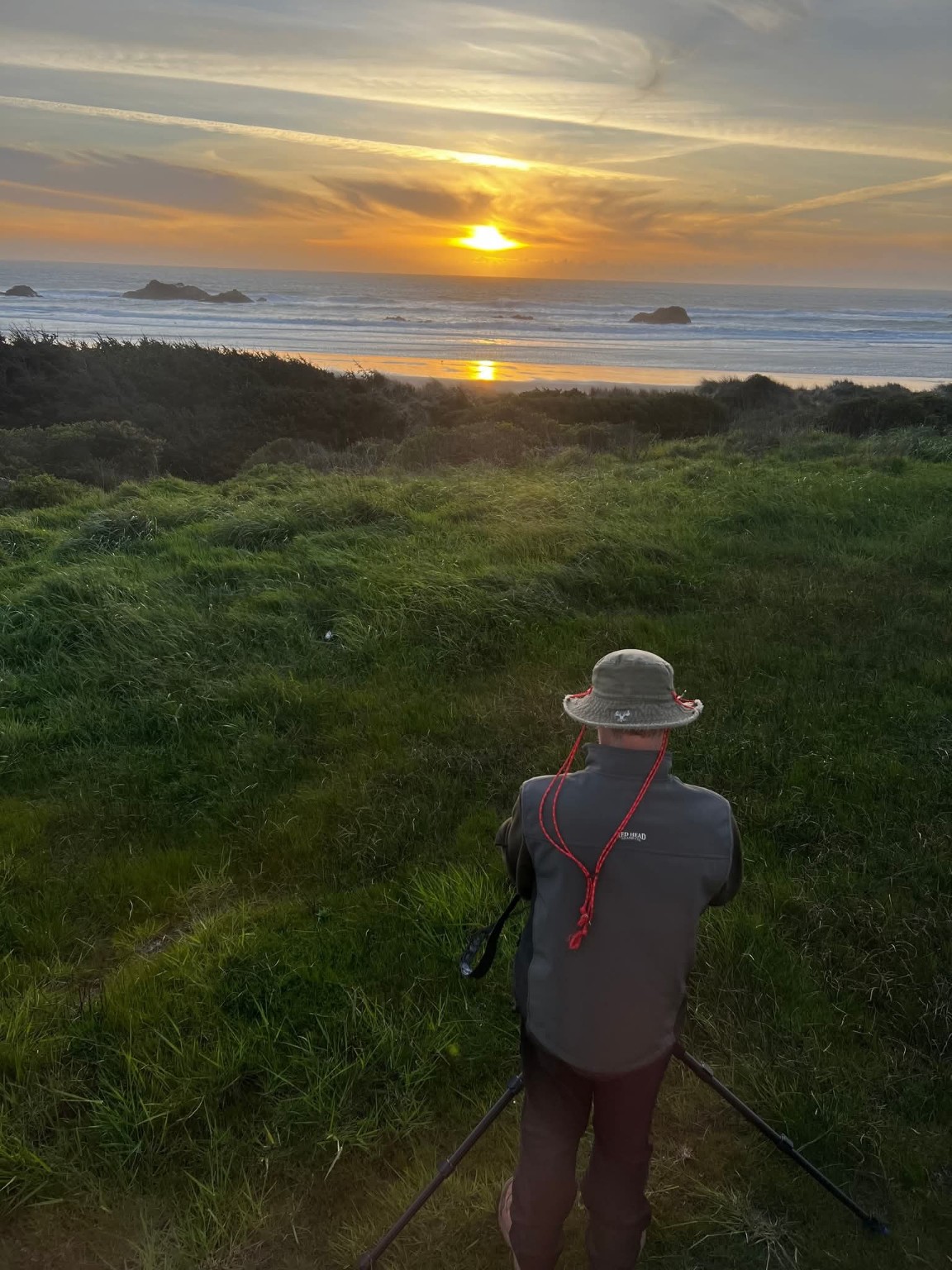 Jay A. Martin at sunset