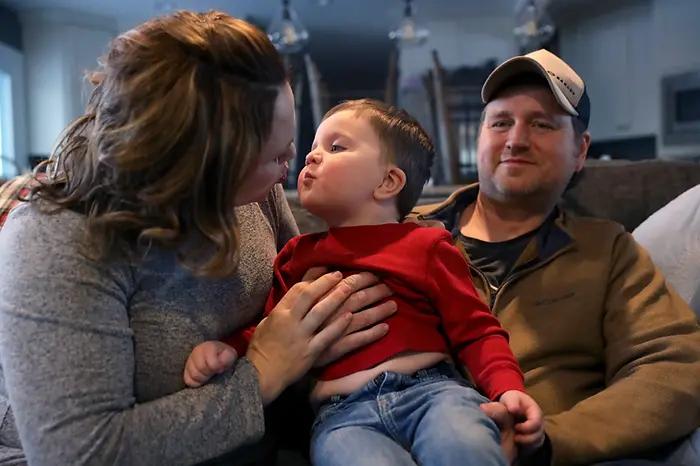 The Siebold family of Wisconsin was wrongly accused of abuse due to their son's rare genetic condition (Photo Source: Wisconsin Watch)