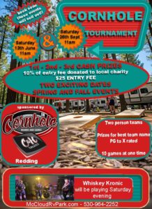 McCloud Rv Park Cornhole Tournament