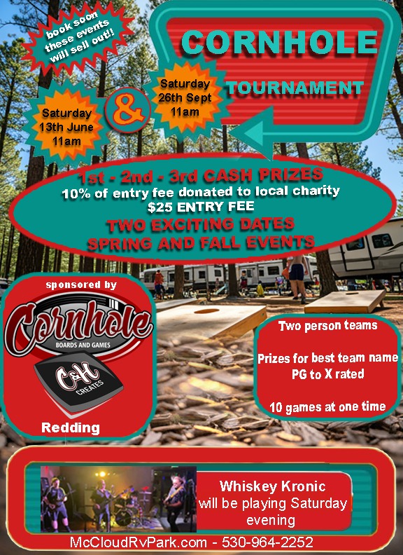 McCloud Rv Park Cornhole Tournament