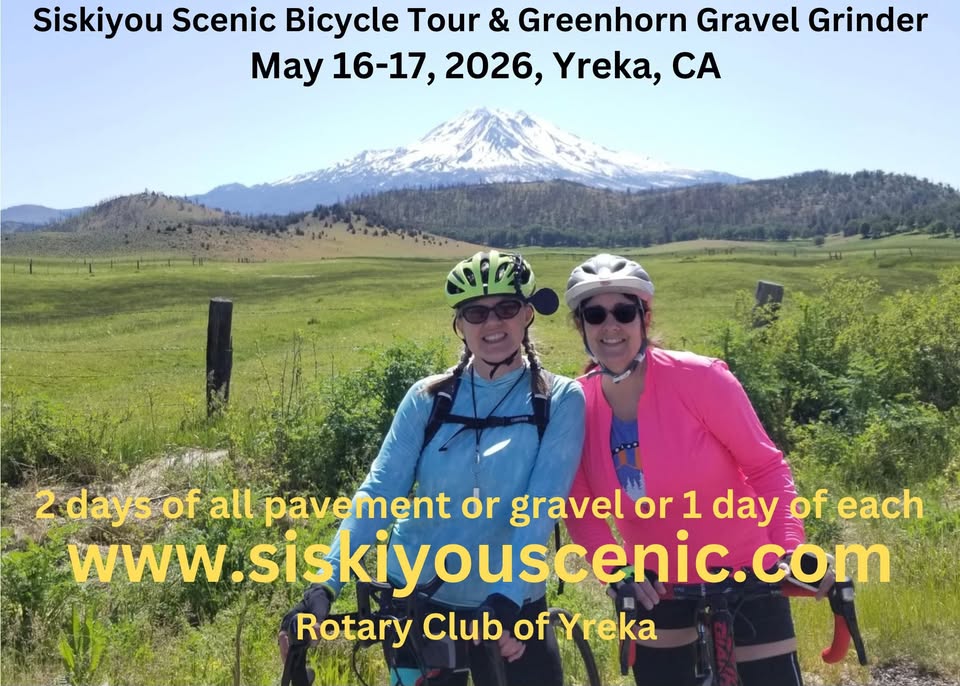 Siskiyou Scenic Bicycle Tour 2026