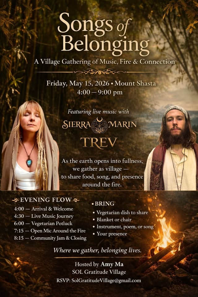 Mount Shasta Music – SOL Village Gathering