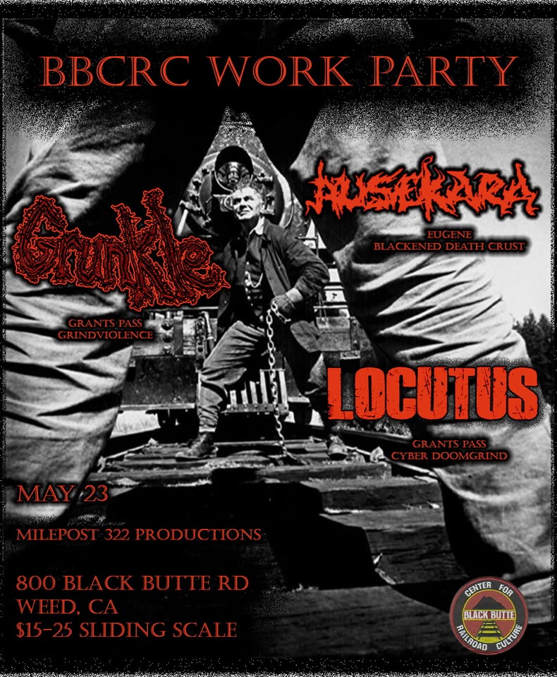 Metal/Grind Boxcar Music Show at BBCRC Spring Work Party!