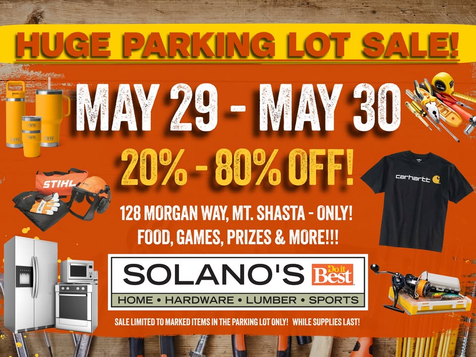 Huge Parking Lot Sale
