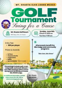 2026 Mt. Shasta Elks Golf Tournament