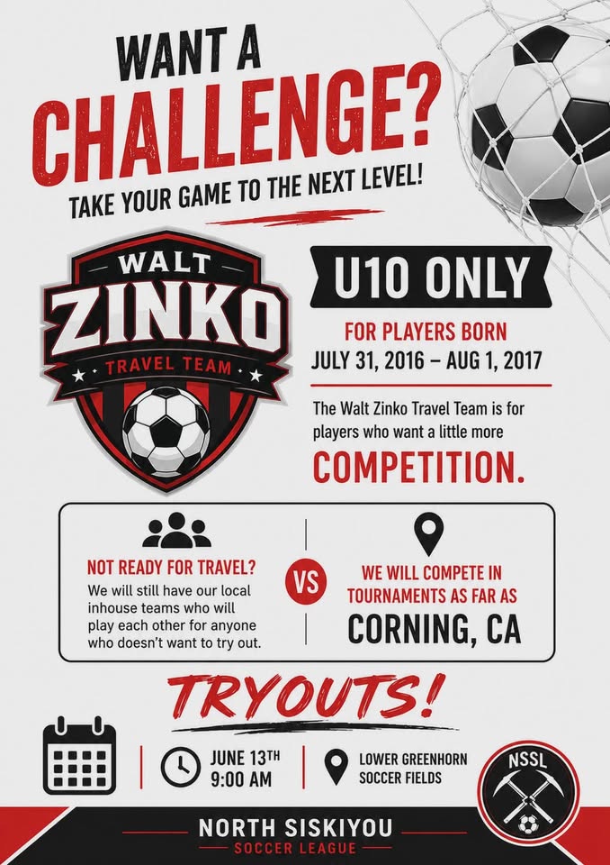 U10 Travel Team Try Outs