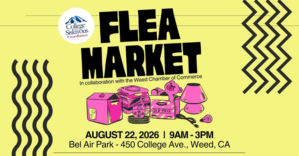 College of the Siskiyous Foundation 5th Annual Community Flea Market